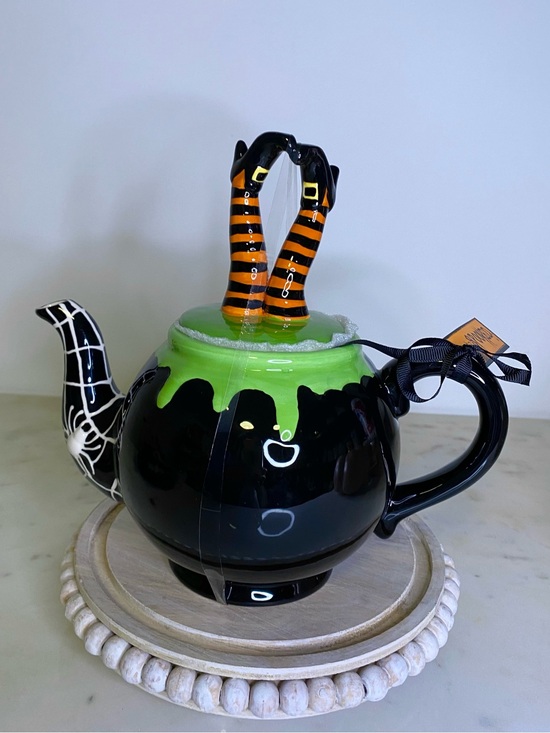 Potter’s Stuido Other - Witch Legs Teapot Potters Studio Halloween pairs well with Rae Dunn or Johanna